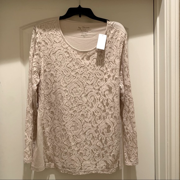 Chico's Tops - Chico's Lace Shirt, size 3 NWT